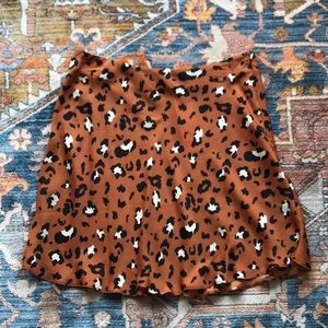 Urban Outfitters Leopard Skirt NWOT